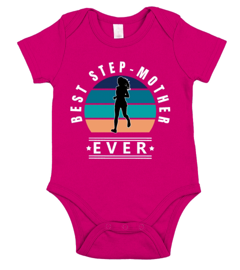 Best Stepmother Ever Jogging w Short Sleeve Baby One-Piece