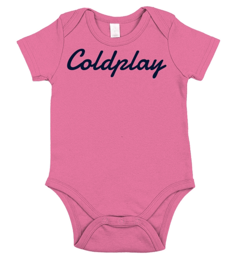 Coldplay Short Sleeve Baby One-Piece