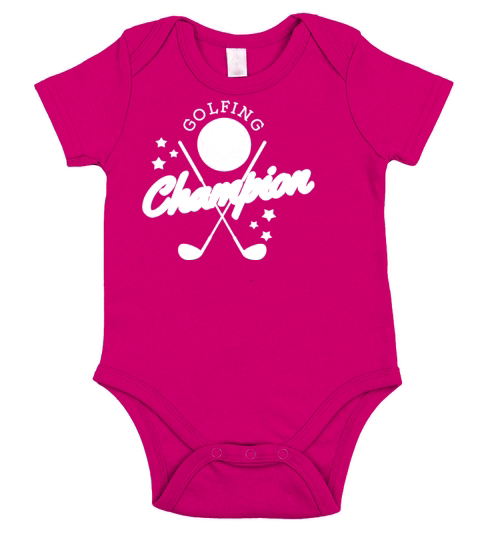 Golf Champion Short Sleeve Baby One-Piece