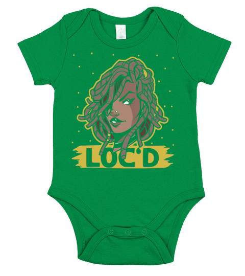 Its the Locs For Me - Afro Hair Black American Short Sleeve Baby One-Piece