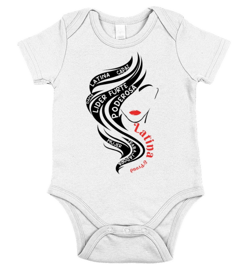 Latina Hispanic Heritage Month Short Sleeve Baby One-Piece