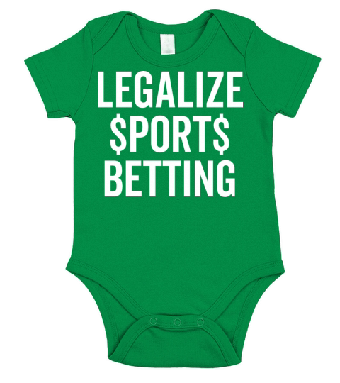 Legalize Sports Betting Short Sleeve Baby One-Piece