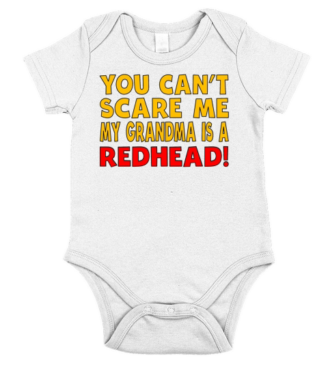 My Grandma Is A Redhead Short Sleeve Baby One-Piece