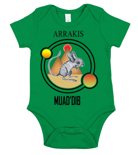 New Arrakis Muad Dib Cool Vector design Short Sleeve Baby One-Piece