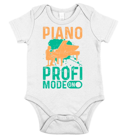 Pianist Piano Music Lover - Piano Profi Mode On Short Sleeve Baby One-Piece