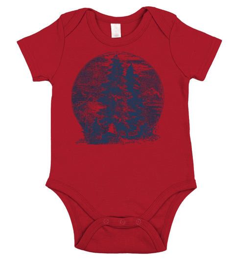 Retro Nature Short Sleeve Baby One-Piece