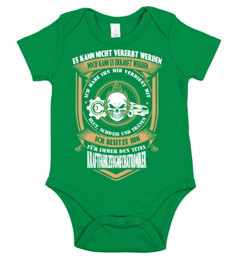 Vehicle Mechanic - Ive earned it with my tears Short Sleeve Baby One-Piece