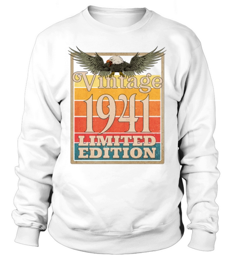 1941 Vintage Retro American Eagle Limited Edition Sweatshirt Unisex