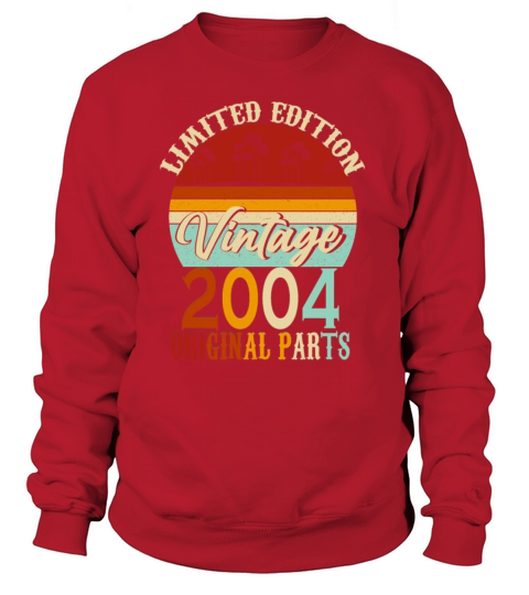 2004 Vintage born Vintage Birthday Retro Sweatshirt Unisex