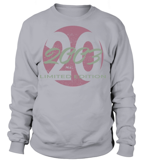 20th birthday men women 20 years 2003 vintage Sweatshirt Unisex