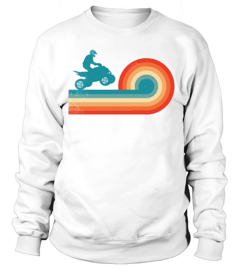 all terrain vehicles retro aesthetic vintage artis Sweatshirt Unisex
