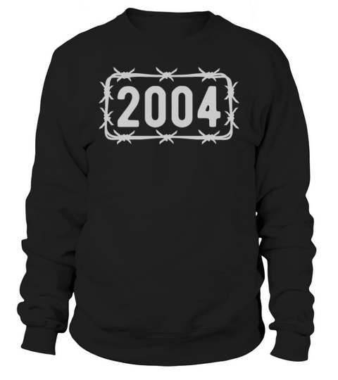 Birthday Vintage 2004 Barbed Wire Sweatshirt Unisex