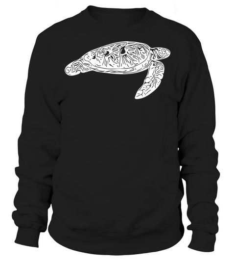 Elegant Floating Vintage Water Turtle Sweatshirt Unisex