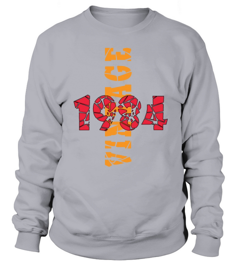 Retro Birthday Year Vintage 1984 Sweatshirt Unisex