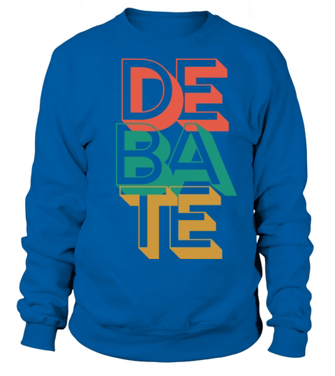 Retro Debate Sweatshirt Unisex