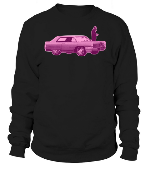 Shorty Cadillac Purple Pink Sweatshirt Unisex