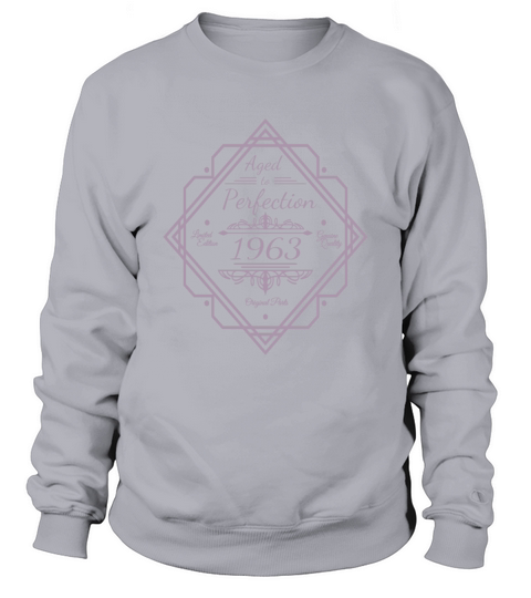 Vintage 1963 Birthday Matured to Perfection Sweatshirt Unisex