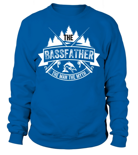 vintage bass fishing fish shirt the bassfather Sweatshirt Unisex