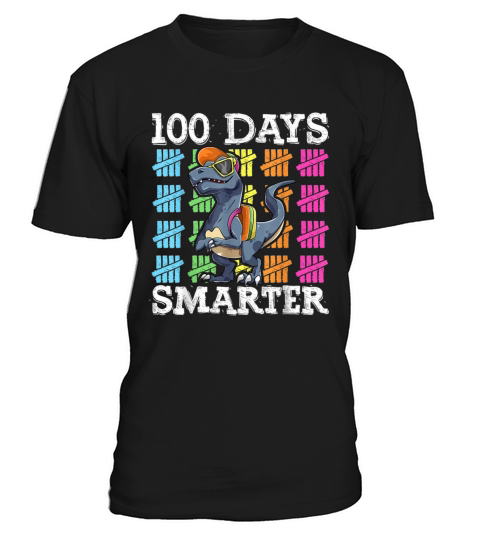 100 Days Of School Boys Shirt T Rex Smarter Kids T-Shirt Unisex