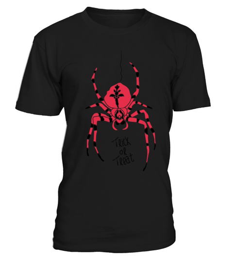 red black spider illustration for halloween T-Shirt Unisex
