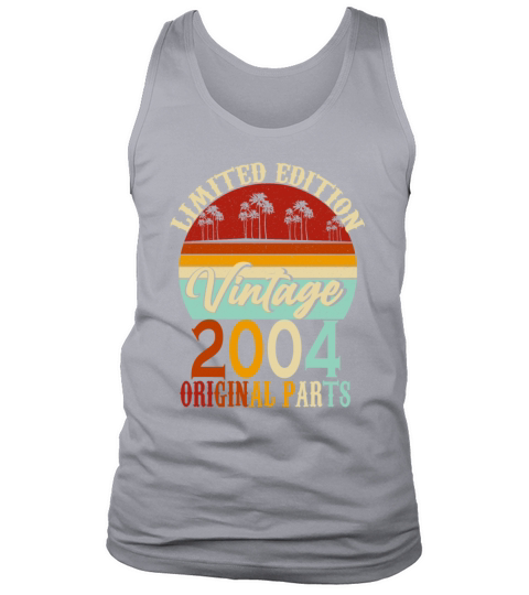 2004 Vintage born Vintage Birthday Retro Tank Top Unisex