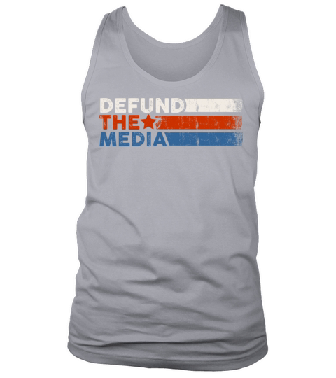American Flag Political Protest Against Fake News Tank Top Unisex