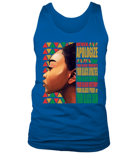 Back History Month Juneteenth African Women Tank Top Unisex