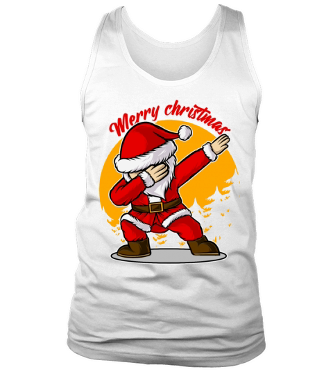 Dabbing Santa Christmas Kids Boys Tank Top Unisex