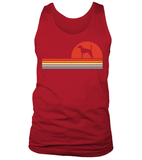 English Foxhound Retro Vintage Tank Top Unisex