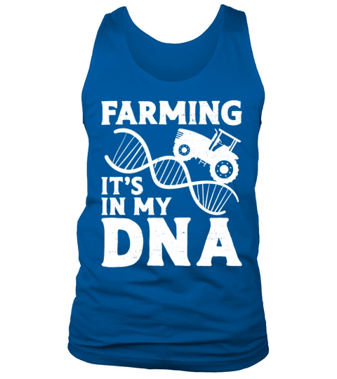 Farming Farmer Dna Vintage Tractor Tank Top Unisex