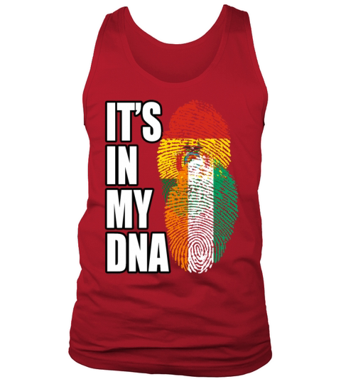 Ivorian And Bolivian Mix Heritage DNA Flag Tank Top Unisex
