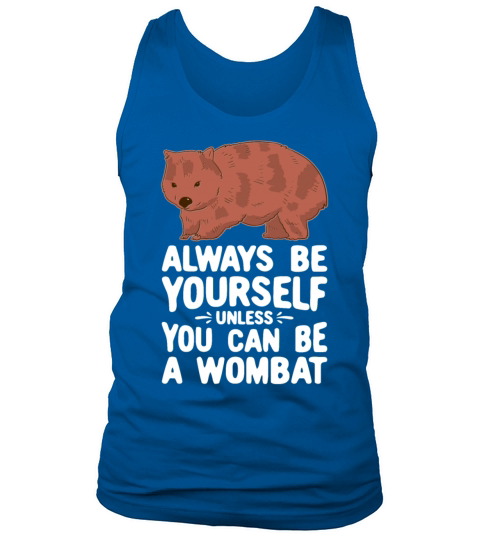 Native Australian Animal Lovers Cute Wombat Tank Top Unisex