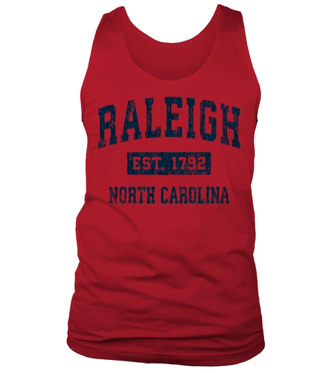 Raleigh North Carolina Nc Vintage Sports Design Na Tank Top Unisex