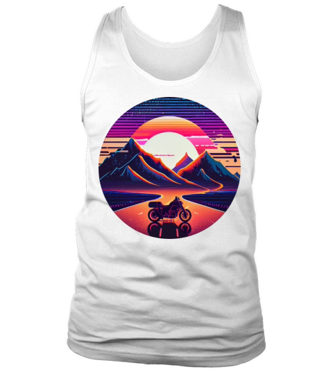 Retrowave Synthwave 80s Design Tank Top Unisex