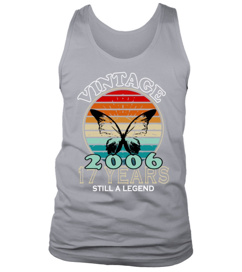 Vintage 17th Birthday 2006 Sports Gift Tank Top Unisex