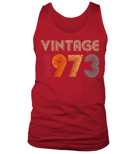 Vintage 1973 48Th Birthday Gift 48 Years Old Tank Top Unisex