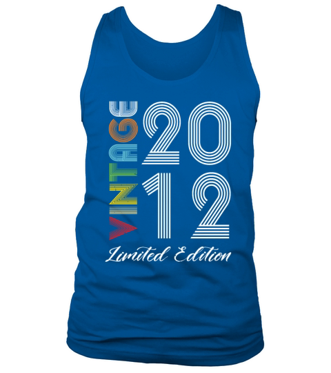 Vintage 2012 Vintage Birthday Retro Vintage Tank Top Unisex