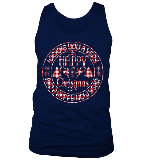 Wishing You A Happy Christmas And A Happy New Year Tank Top Unisex