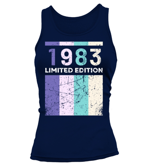 40 Years Vintage 1983 Retro 40th Birthday Tank top Woman