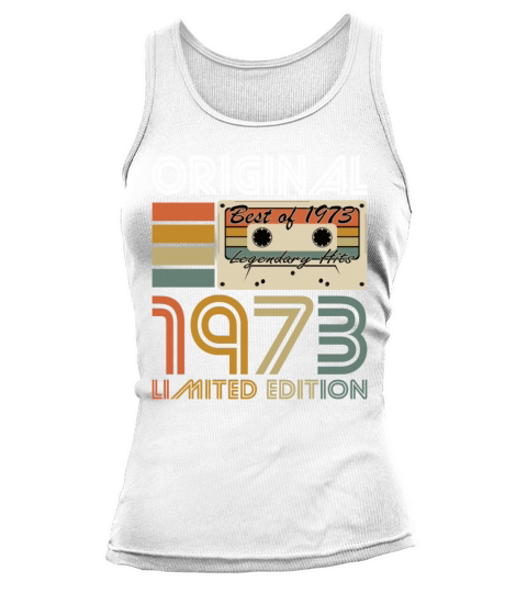 50th birthday vintage 1973 original 1973 Tank top Woman