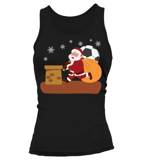 Christmas Sport Santas Gift Football Tank top Woman