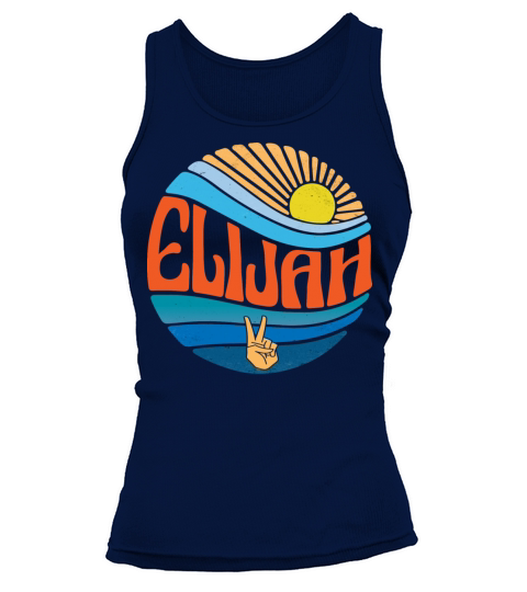 Elijah Shirt Vintage Sunset Elijah Groovy Tie Dye Tank top Woman