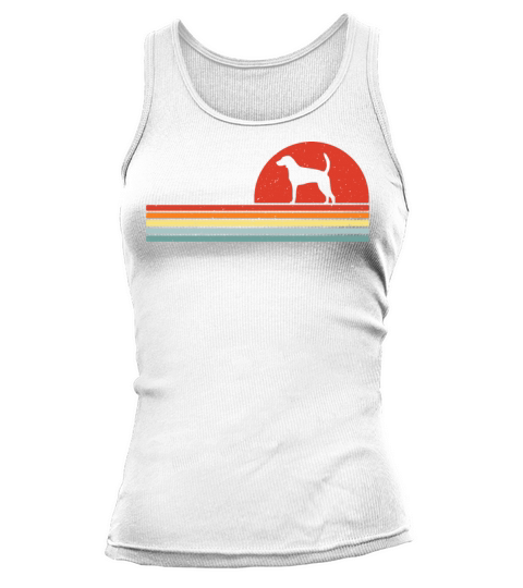 English Foxhound Retro Vintage Tank top Woman