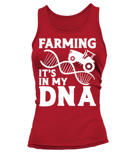 Farming Farmer Dna Vintage Tractor Tank top Woman