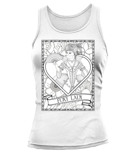 Foxy Lady Funny Magical Fantasy Animal Fox For Wif Tank top Woman
