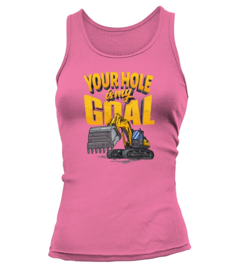Funny Excavator Heavy Machines Operator Tank top Woman
