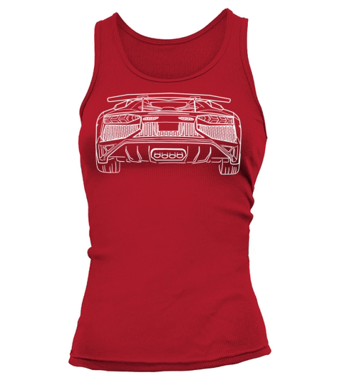 Lamborghini Aventador rear Tank top Woman