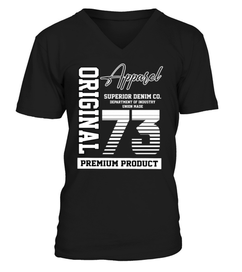 1973 Vintage Birthday Vintage Gift Retro V-Neck T-shirt