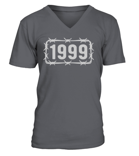 Birthday Vintage 1999 Barbed Wire V-Neck T-shirt