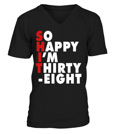 Funny Birth Age 20 Years Old Happy Im 20 V-Neck T-shirt
